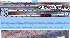 Desktop Screenshot of albawhistles.com