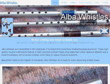 Tablet Screenshot of albawhistles.com